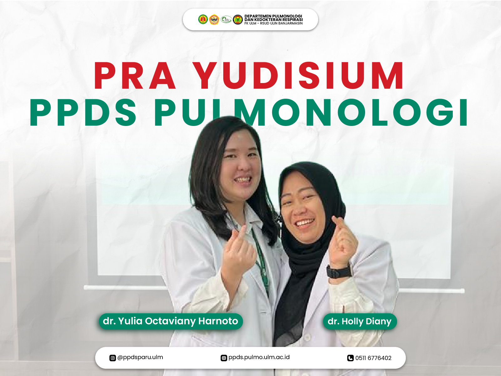 Pra Yudisium ke VI PPDS Pulmonologi