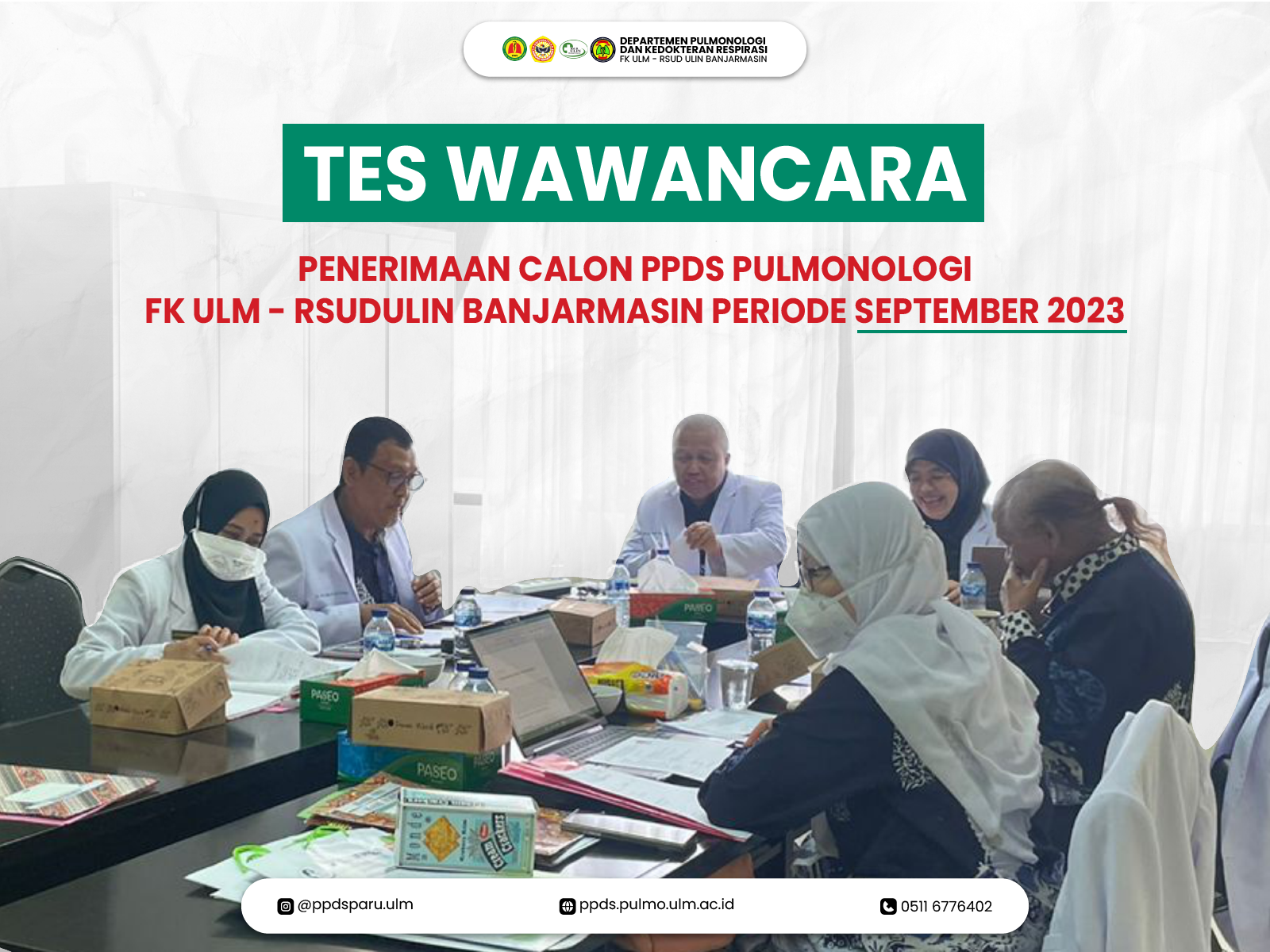 Galeri Foto: Tes Wawancara Calon PPDS Pulmonologi Periode September 2023