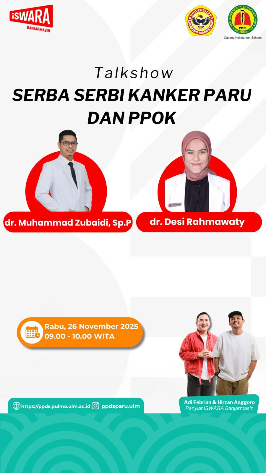 Talkshow Serba Serbi Kanker Paru dan PPOK